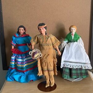 vintage Avon International Porcelain Dolls